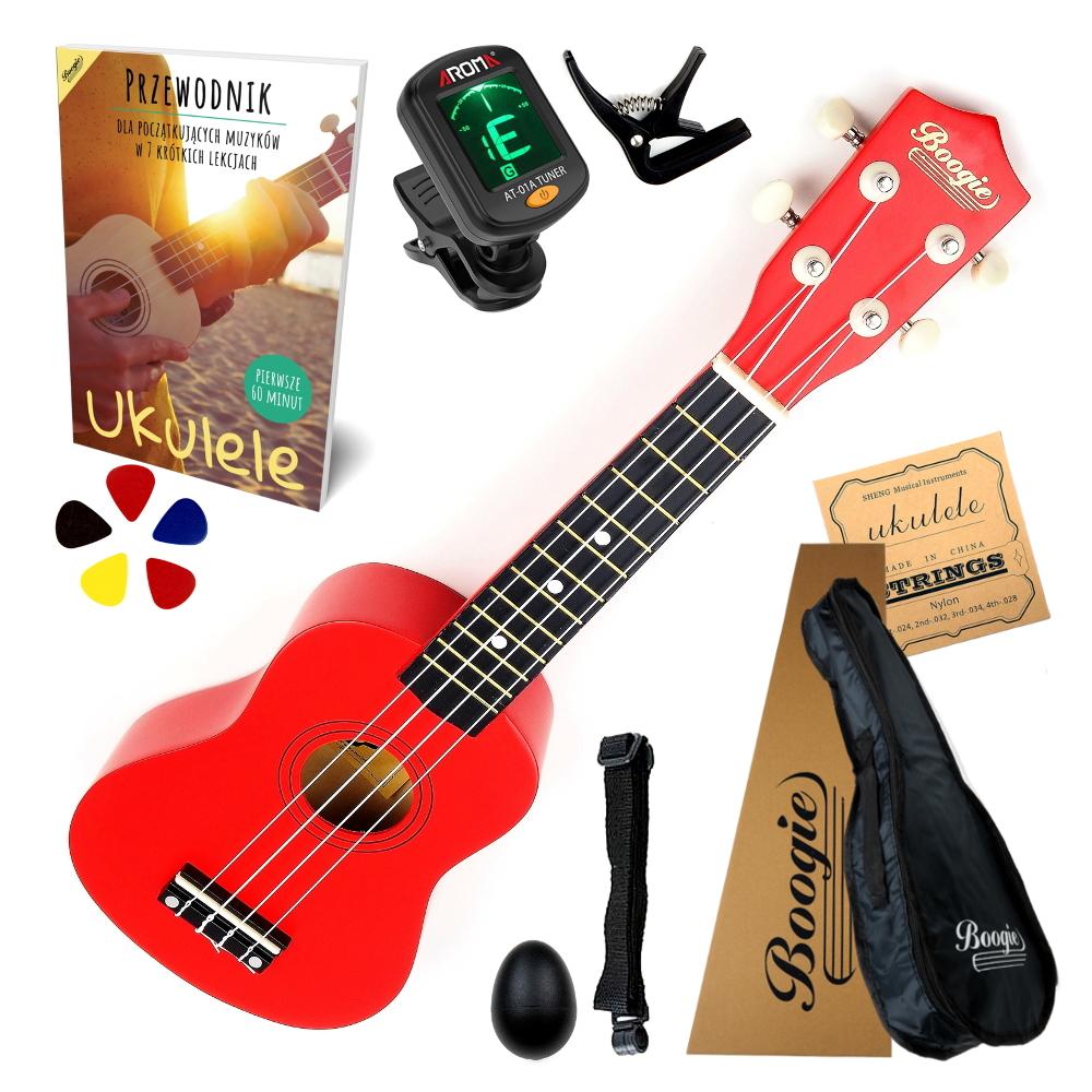 Boogie HF17 kolor czerwony - zestaw akcesoria XXL