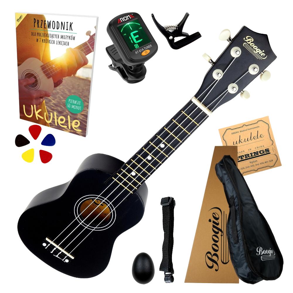 ukulele sopranowe zestaw