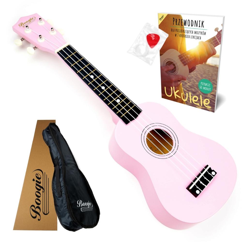 Boogie HF17 ukulele sopranowe kolor różowy 5903678023775